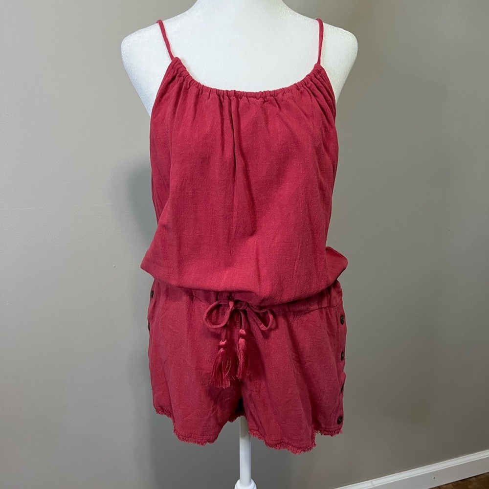 Mustard Seed Romper shorts with drawstring waist